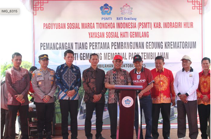 Anggota DPRD Komisi I Yunanto Along Hadiri Pemancangan Tiang Pertama Pembangunan Memorial Park Hati Gemilang