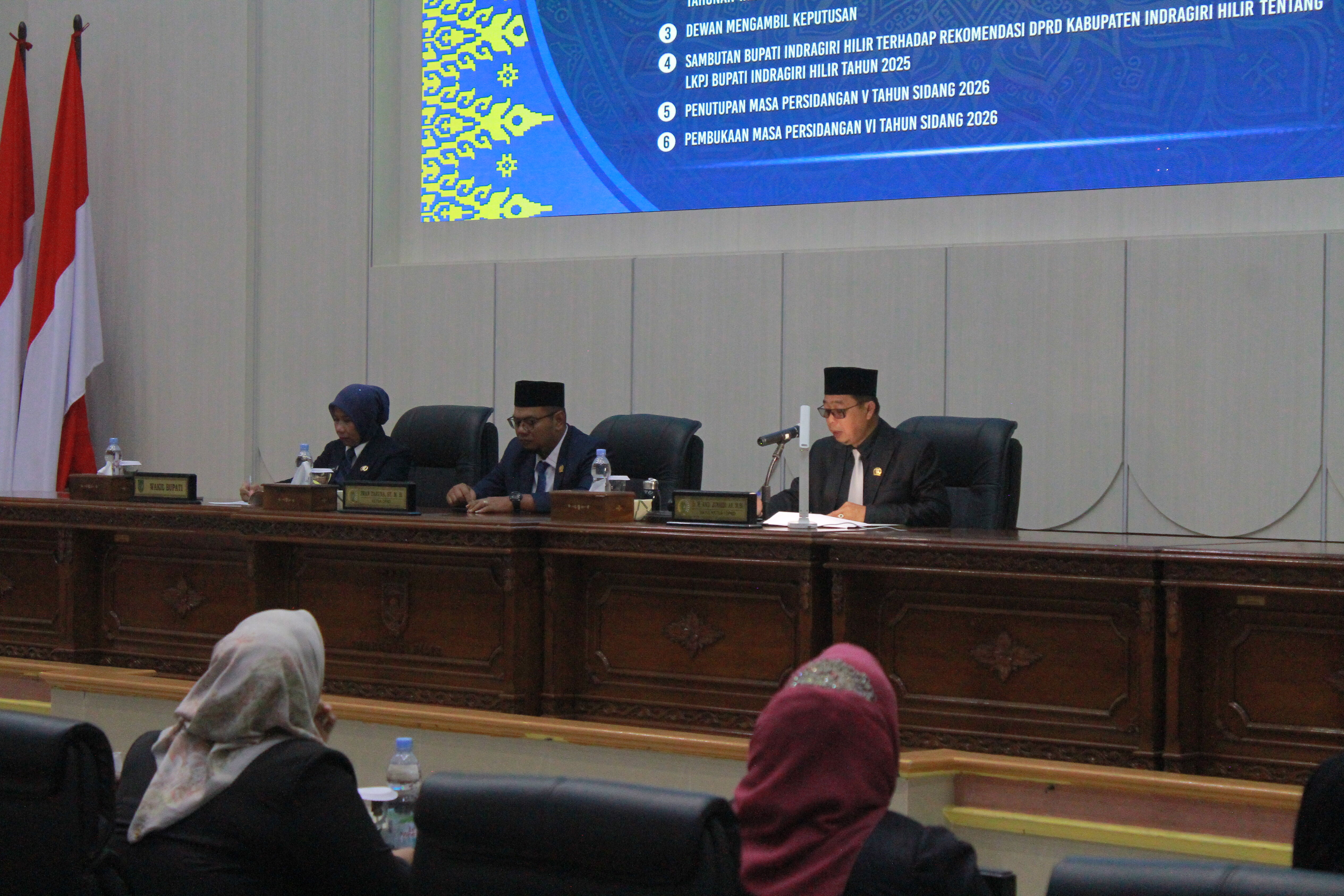 Rapat Paripurna DPRD Inhil Bahas Sejumlah Agenda Strategis Masa Persidangan V Tahun 2026