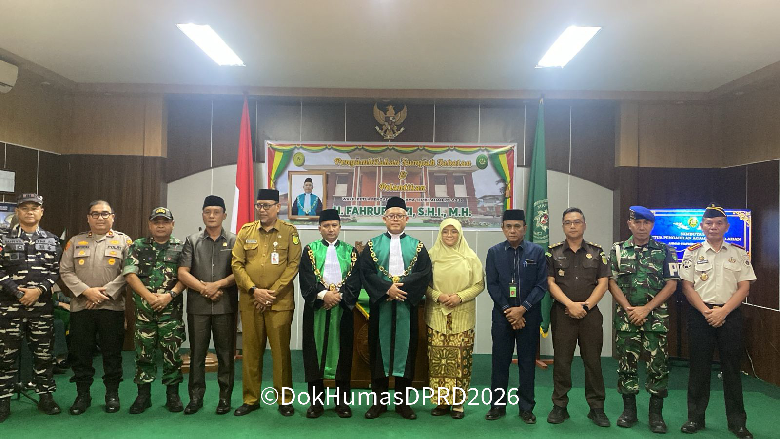 Wakil Ketua II DPRD Inhil Hadiri Pelantikan Wakil Ketua Pengadilan Agama Tembilahan