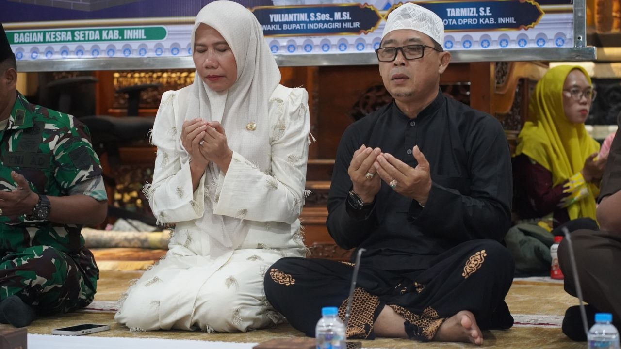 DPRD Inhil Hadiri Penyambutan dan Pelepasan Jamaah Haji Kabupaten Indragiri Hilir Tahun 1447 H/2026 M