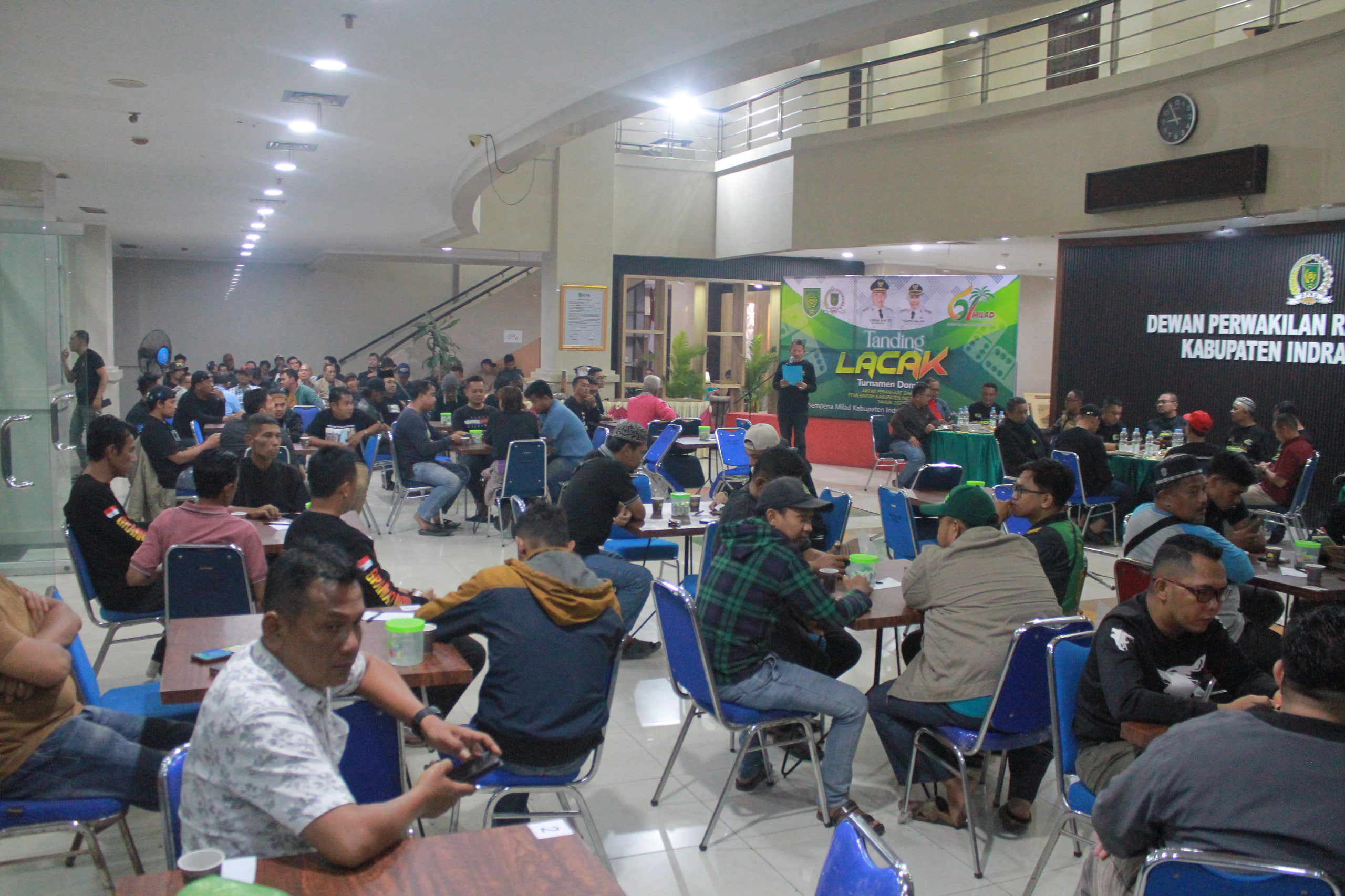 Ketua DPRD Inhil Hadiri Pembukaan Turnamen Domino “Tanding Lacak” Meriahkan Milad Kabupaten Indragiri Hilir ke-61