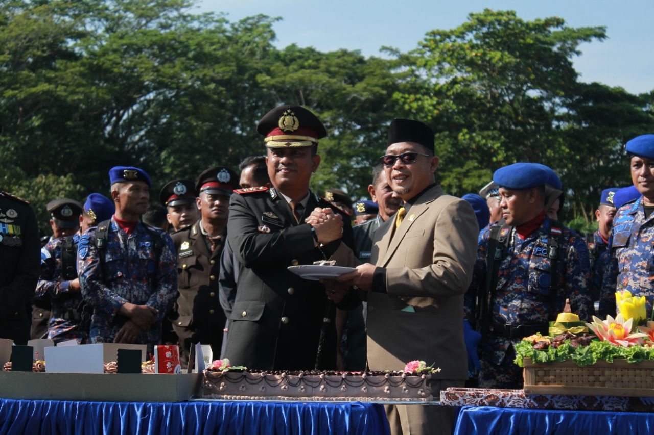 Wakil Ketua I DPRD Kabupaten Indragiri Hilir Hadiri Upacara Peringatan Hari Bhayangkara ke-80 Tahun 2026