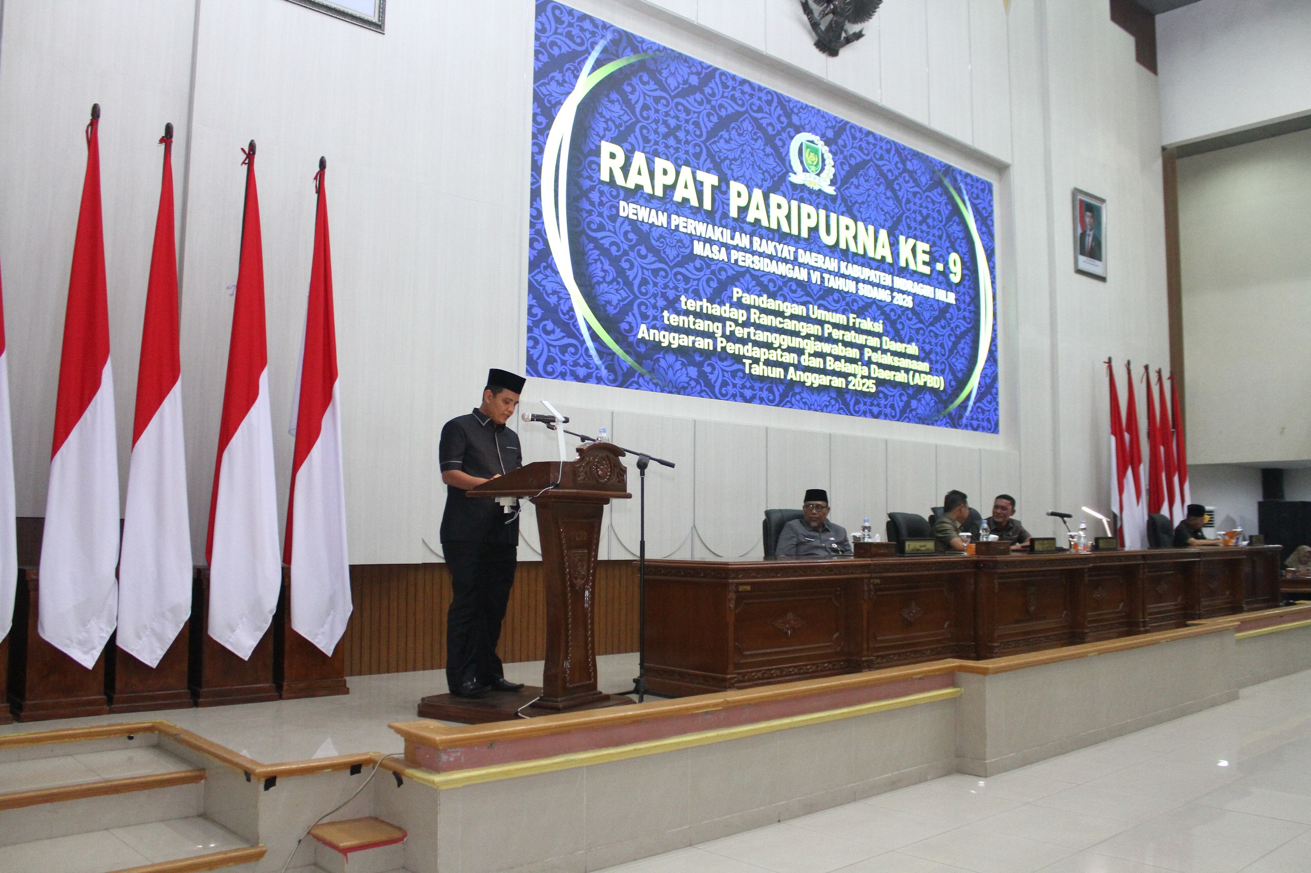 Rapat Paripurna Ke-9 Bahas Pandangan Umum Fraksi terhadap Ranperda Pertanggungjawaban Pelaksanaan APBD 2025