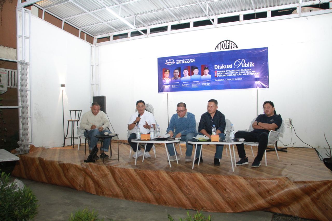 Anggota Komisi III DPRD Kabupaten Indragiri Hilir Muhammad Sabit, S.H Hadiri Diskusi Publik Perlindungan Hak Masyarakat yang Digelar LBH Sri RakyatTembilah