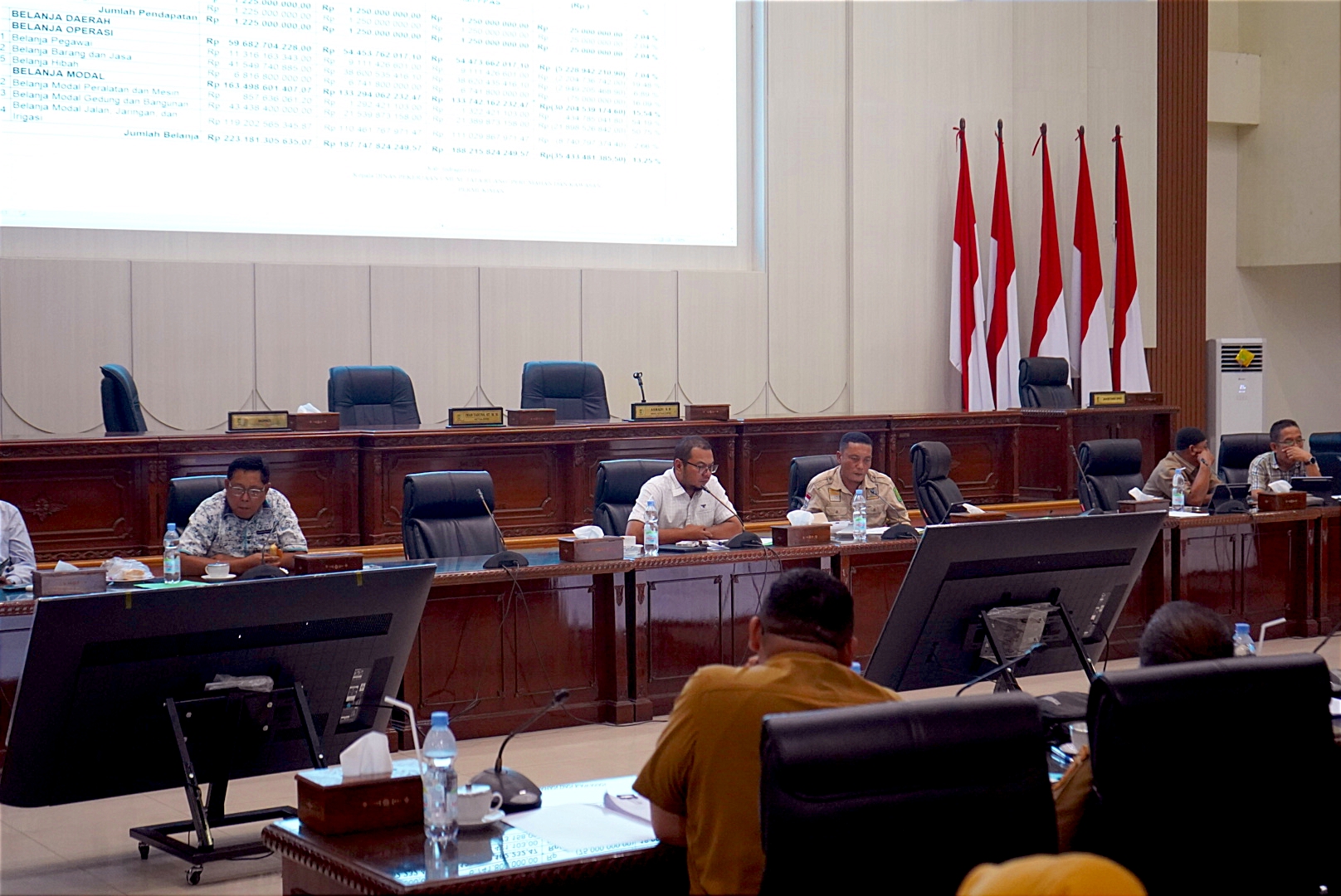 Rapat Pembahasan Terkait Rancangan Peraturan Daerah (Ranperda) Tentang Perubahan Anggaran Pendapatan & Belanja Daerah (APBD)
